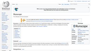 Runscope - Wikipedia
