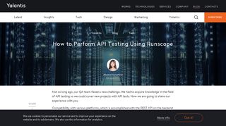 What Is API Testing and How to Perform It with Runscope? - Yalantis