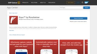 Equo™ by Runzheimer - SAP Concur App Center