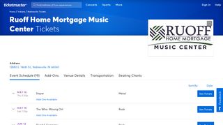 Ruoff Home Mortgage Music Center - Noblesville | Tickets, Schedule ...