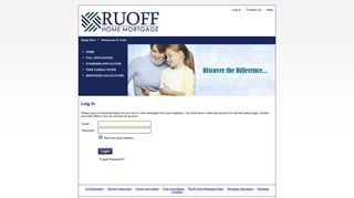 Ruoff Home Mortgage - Ruoff.com : Login