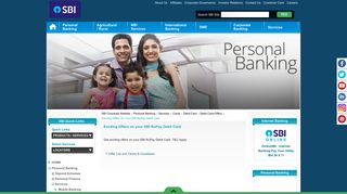 Exciting Offers on your SBI RuPay Debit Card - SBI Corporate Website