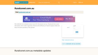 Ruralconet (Ruralconet.com.au) - EasyCounter.com