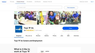 Toys 'R' Us Careers and Employment | Indeed.com