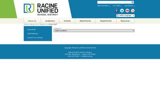 Email Staff - Racine Unified School District