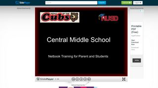 Central Middle School Netbook Training for Parent and Students. - ppt ...