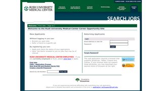 search jobs - Rush University Medical Center Candidate Self-Service