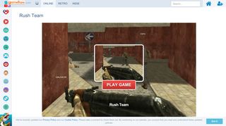 Rush Team - online game | GameFlare.com