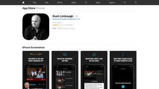 Rush Limbaugh on the App Store - iTunes - Apple