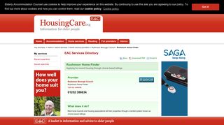 Rushmoor Home Finder in Rushmoor (Hampshire). - Housing Care