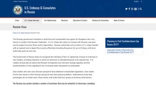 Russian Visas | U.S. Embassy & Consulates in Russia