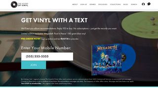 SOV Signup - Megadeth Rust In Peace - Access