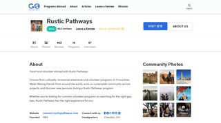 Rustic Pathways | Reviews and Programs | Go Overseas
