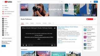 Rustic Pathways - YouTube