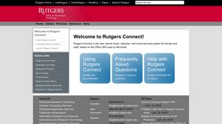 Welcome to Rutgers Connect! | Office of Information Technology