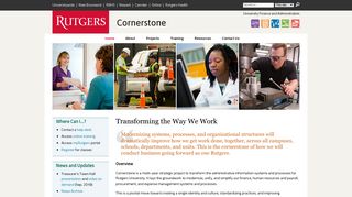 Cornerstone - Rutgers University