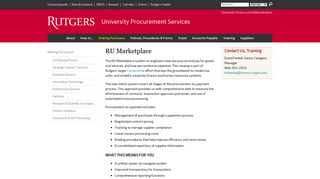 RU Marketplace | University Procurement Services - Rutgers ...