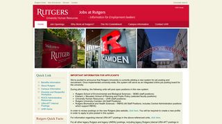 Jobs at Rutgers