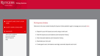 RU Express Online - JSA Technologies