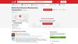Rutherford Electric Membership Corporation - Utilities - 887 Wilma ...