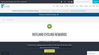 Customer Rewards for Rutland Cycling