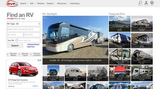 New & Used RVs for Sale on RVT.com® - Travel Trailers ...