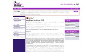 Jobs at RVC - The Royal Veterinary College