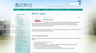 RVCC Alerts | RVCC