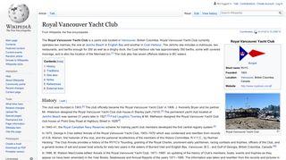 Royal Vancouver Yacht Club - Wikipedia