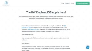 The RW Elephant iOS App is here!