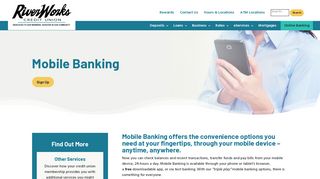 Mobile Banking - RiverWorks Credit Union