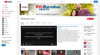 RWJBarnabas Health - YouTube