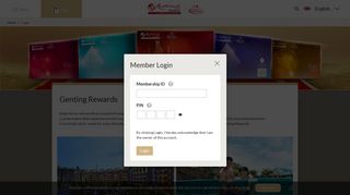 Login | Genting Rewards | RWS Casino Singapore