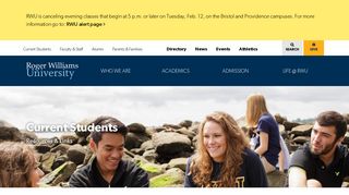 Current Students | Roger Williams University