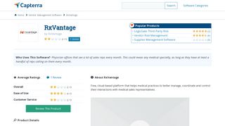 RxVantage Reviews and Pricing - 2019 - Capterra