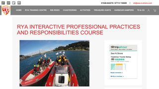 RYA interactive Professional Practices and Responsibilities course ...