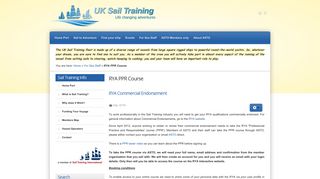 RYA PPR Course - UK Sail Training