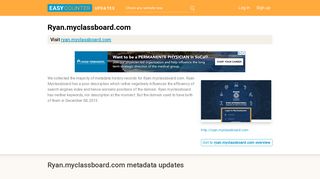 Ryan.myclassboard.com - Easycounter