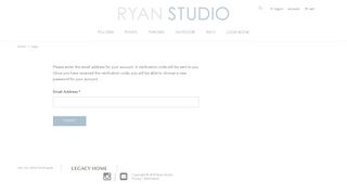 Login - Ryan Studio