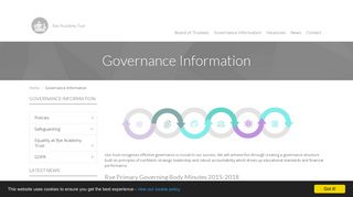 Governance Information | Rye Academy Trust