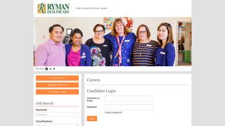 Candidate Login | Ryman Healthcare