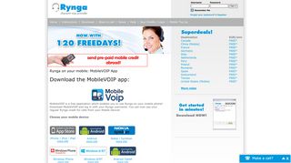 Rynga on your mobile: MobileVOIP App - Rynga | For the cheapest ...