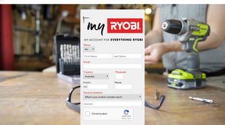 Register - My Ryobi
