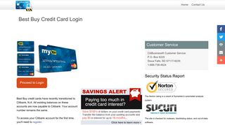 Best Buy ® Credit Card - Login - My Credit Card Login