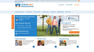 Ihr regionaler Finanzpartner | VR Bank HessenLand eG