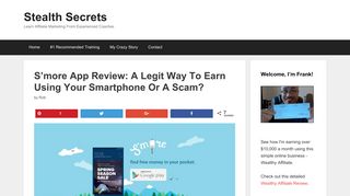 S'more App Review: A Legit Way To Earn Using Your Smartphone Or ...