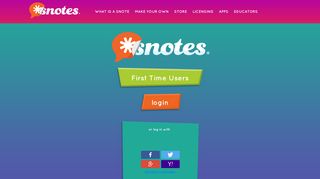 Snotes.com | Login to Snotes