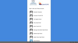 LearnLink Sign In Options - Outlook/Office 365