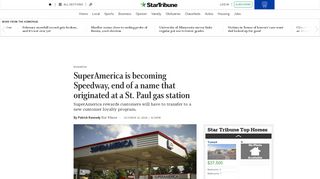 SuperAmerica is becoming Speedway, and card holders need to take ...