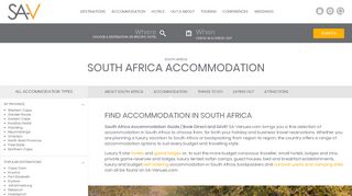 South Africa Accommodation - SA-Venues.com